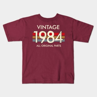 Vintage 1984 All Original Parts Kids T-Shirt